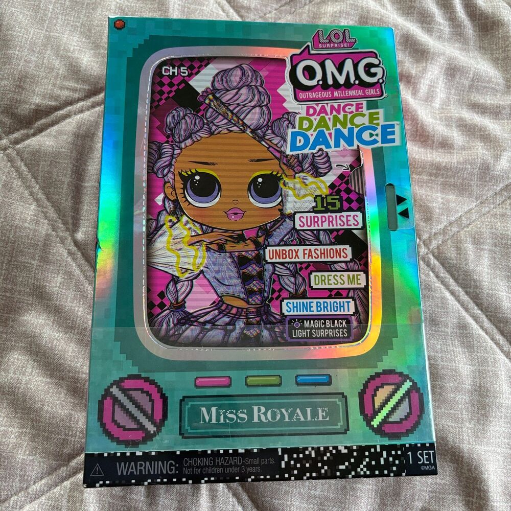L.O.L. Surprise! O.M.G. Dance Dance Dance Miss Royale Fashion Doll 15 Surprises